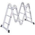 15,5 Ft. Faltbarer Mehrzweck-Haushalt Industrielle Multi Utility Aluminium Step Selbstgestützte Plattformleiter (470 cm)